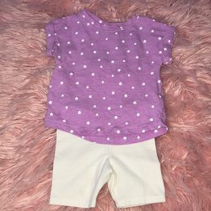 Cat & Jack Purple Stars Play Outfit